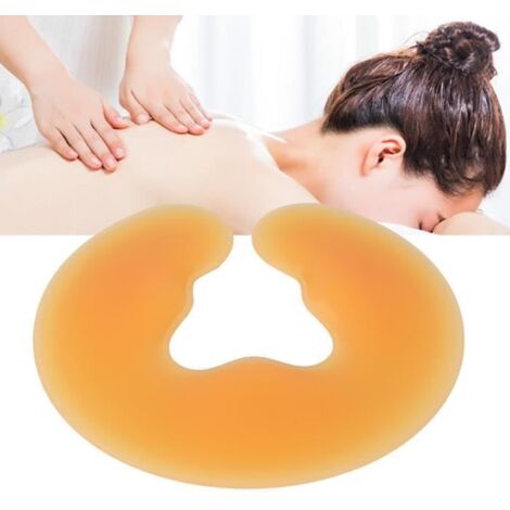 oreiller de spa en silicone Massage doux visage Relax oreiller Silicone SPA Salon de beauté soins de la peau coussin de têt 146921