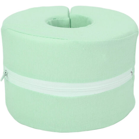Oreiller de surélévation pour pieds et chevilles - Couverture amovible lavable - Soulagement de la douleur et récupération - Coussin élévateur de cheville vert