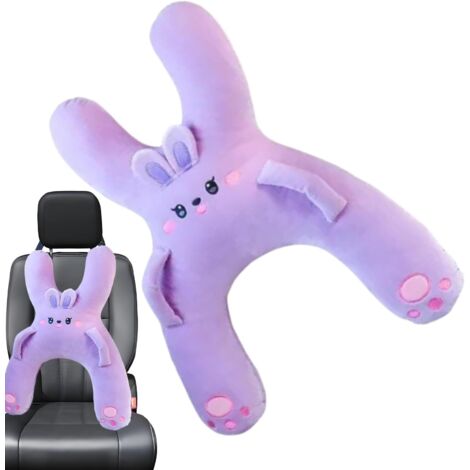 Oreiller De Voiture pour - Coussin Doudou Siège Auto Soutien Nuque et Dos -