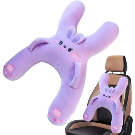 Oreiller De Voiture pour,Jouet Dodo Coussin Siège Auto Enfant Soutien Tête