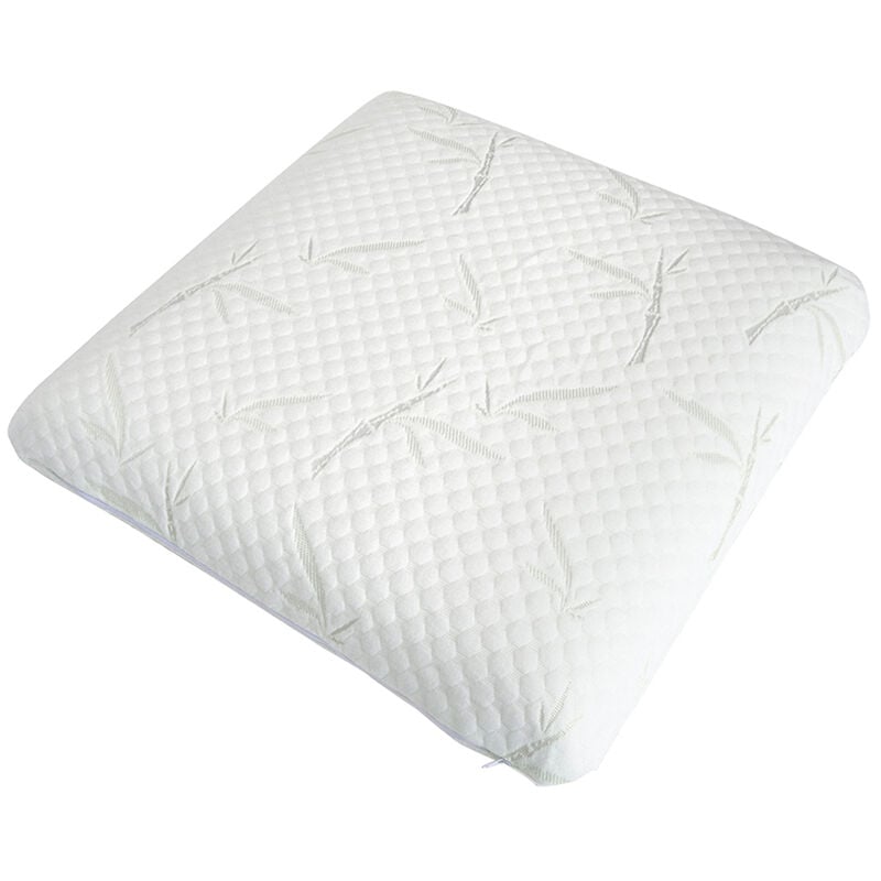 Olympe - literie Oreiller 60x60 cm serenite Mousse avec mémoire de forme