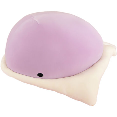 Oreiller Doudou Violet en Coton Doux - Coussin Décoratif pour Canapé, Bureau et Voiture - Taille Adéquate, Couleurs Vives et Multifonction