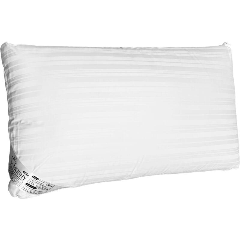 Elite Pillow with Double White Fiber Ergotex Multilayer Double Cover Bedroom Bedroom Sleeper 90 Cm