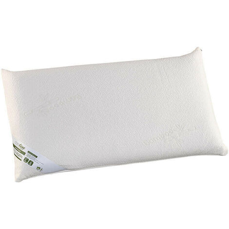 Oreiller en bambou visco-végétal doux fermeté  70 cm