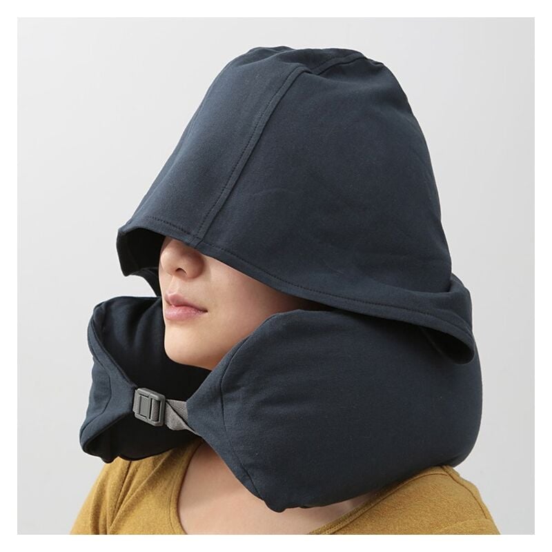 Oreiller en forme de u, oreiller de protection du cou en coton, oreiller vertébral, oreiller de pause déjeuner, oreiller, oreiller d'avion de voyage