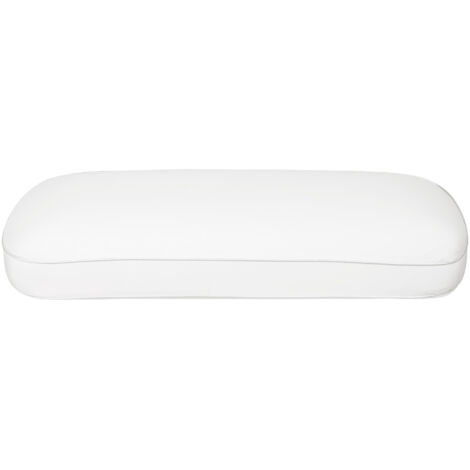 Oreiller en mousse à mémoire de forme 81x40 cm avec design ergonomique pour dormir sur le côté et sur le dos.