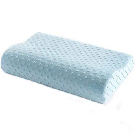 Oreiller en mousse à mémoire de forme et fibres de bambou, oreiller sain et respirant, oreiller correcteur pour soulager la fatigue cervicale