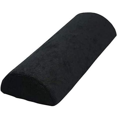 Oreiller en Mousse Mémoire Demi-Lune, Coussin Genoux pour Dormir, Coussin De Soutien pour Jambes Surélevées, Appui-Genou pour Dormir, Coussin Lombaire pour Nuque, Genoux Et Taille