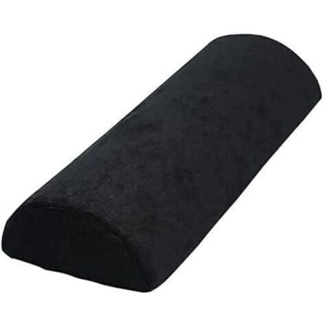 Oreiller en Mousse Mémoire Demi-Lune, Coussin Genoux pour Dormir, Coussin De Soutien pour Jambes Surélevées, Appui-Genou pour Dormir, Coussin Lombaire pour Nuque, Genoux Et Taille