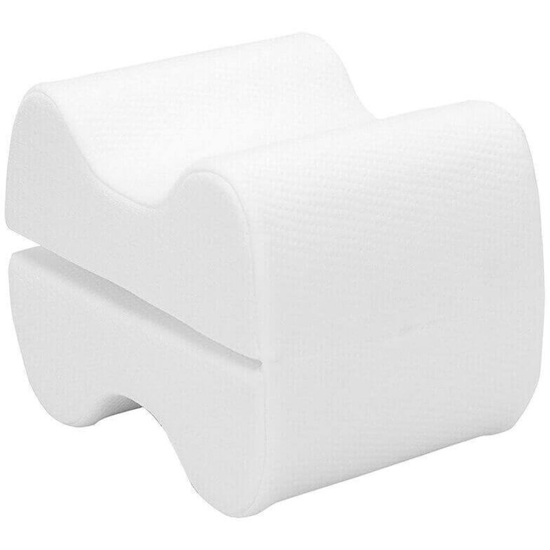 Oreiller en mousse viscoélastique pour jambes et genoux ergonomiques