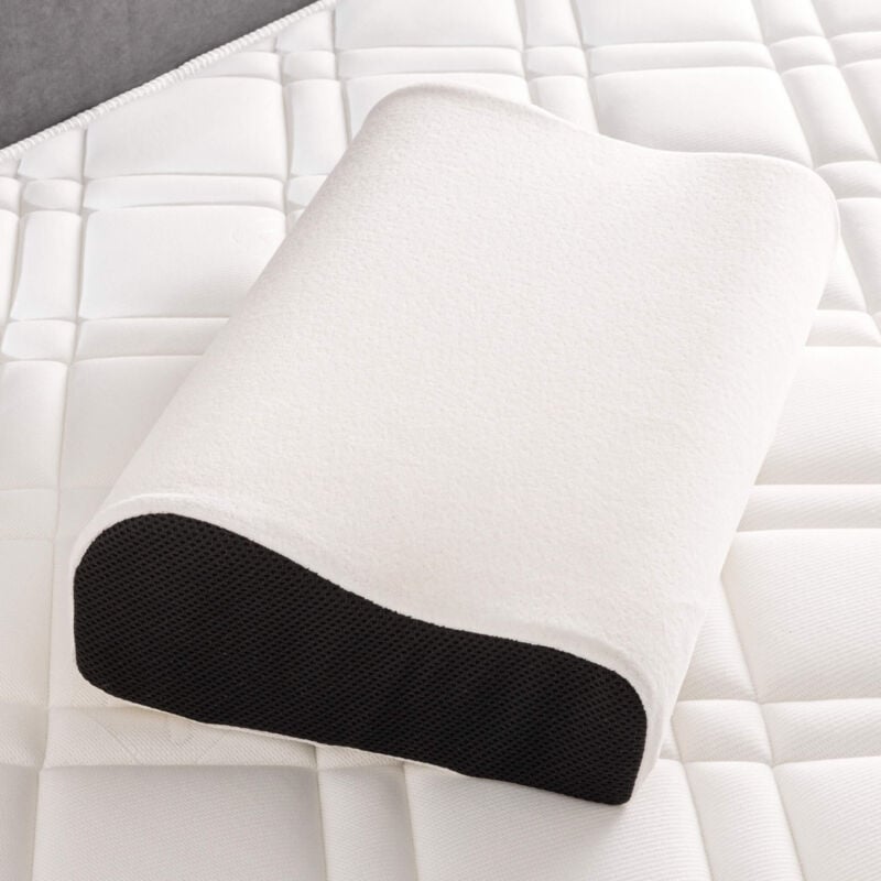 Oreiller ergonomique Bultex mémoire de forme 33x52