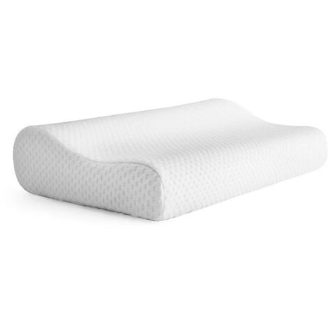 Oreiller Ergonomique Oreiller Cervical Orthopedique Memoire Forme Oreiller pour Douloureuses Cervicales, Anti-Ronflement Oreiller Cervicales Coussin de Sommeil Maintien du Dos, Cou et Épaules
