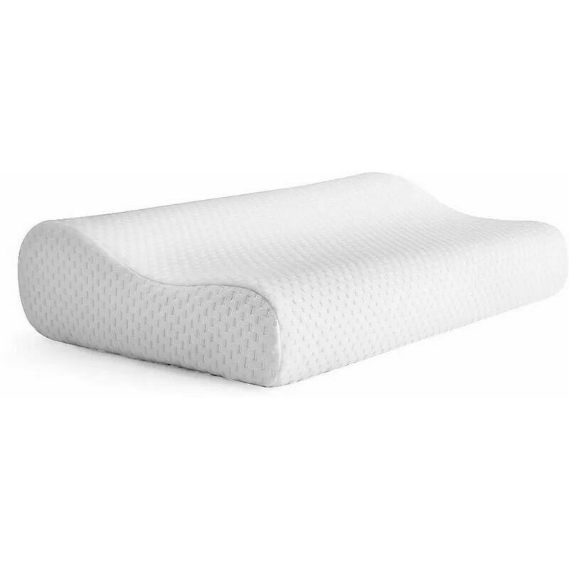 Oreiller Ergonomique Oreiller Cervical Orthopedique Memoire Forme Oreiller pour Douloureuses Cervicales, Anti-Ronflement Oreiller Cervicales Coussin