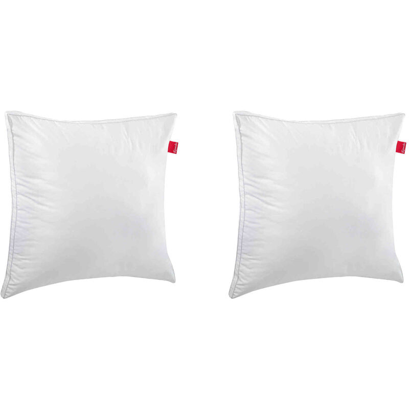 Epeda - Lot de 2 oreillers Aloe Vera confort ferme anti-acariens 65x65