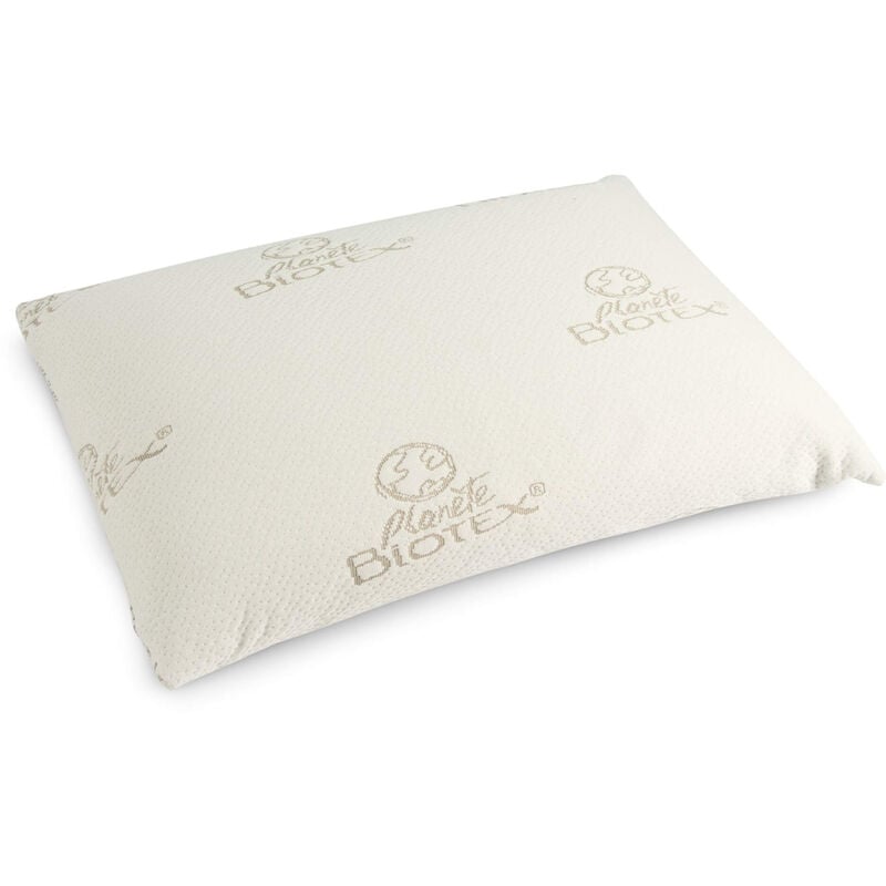 Biotex - Oreiller flocons mousse mémoire végétale Calypso 40x60