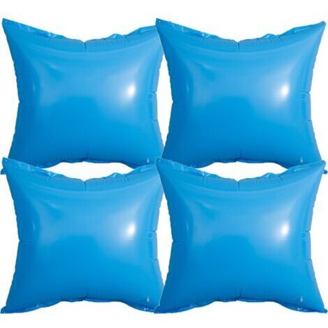 Oreiller gonflable de piscine en PVC, housse de protection carrée d'hiver de 120CM, grand coussin gonflable