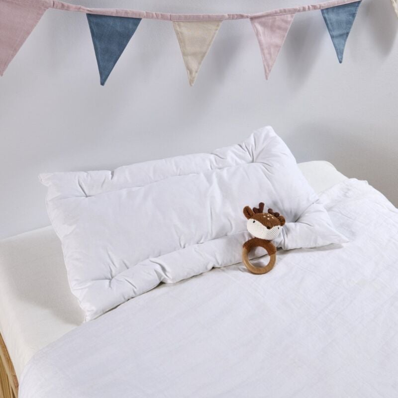 Oreiller Anti-acariens plat pour bébé - 40x60cm