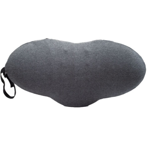 Oreiller lombaire ergonomique en mousse mémoire, soutien lombaire et massage du dos, gris foncé 49x27x13.5cm