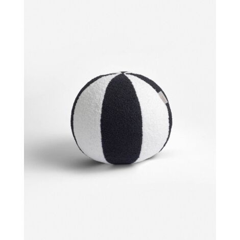 Oreiller noir et blanc audacieux S