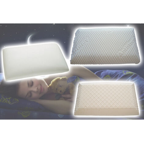 Oreiller Orthopédique En Mousse à Mémoire De Forme Relax Anatomique X 72 X 43 X 15 Cm