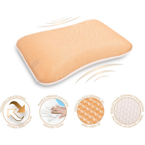 Oreiller orthopédique profilé double face DELTA 55x35x12 MATEX