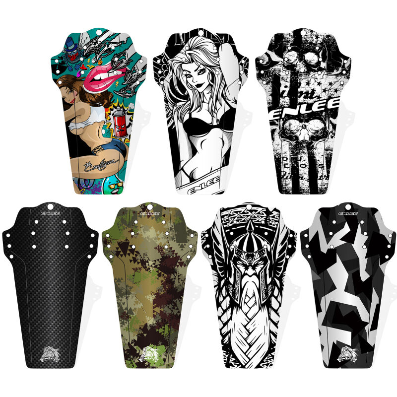 Ensemble de garde-boue pour vélo de montagne, garde-boue avant et arrière, plaque de pluie avec sangles de fixation, accessoires de vélo