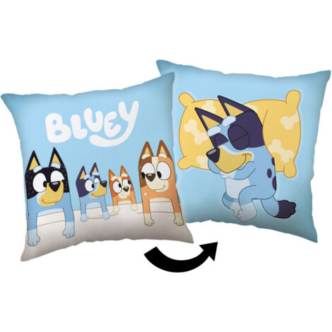 Oreiller polyester 40x40 Bluey, double face