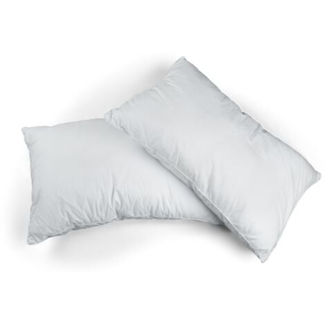 Oreiller rectangulaire ou carré moelleux 100% Polyester Fibres Creuses Coussin Promo Linge - 50x70 cm - A L'Unité.