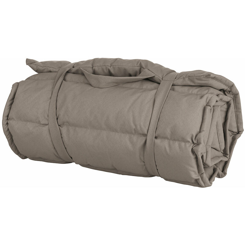 Oreiller rembourré pour lits extérieurs 180x60 cm dans l'eau moelleuse - polyester-répartiteur Tan - Tan