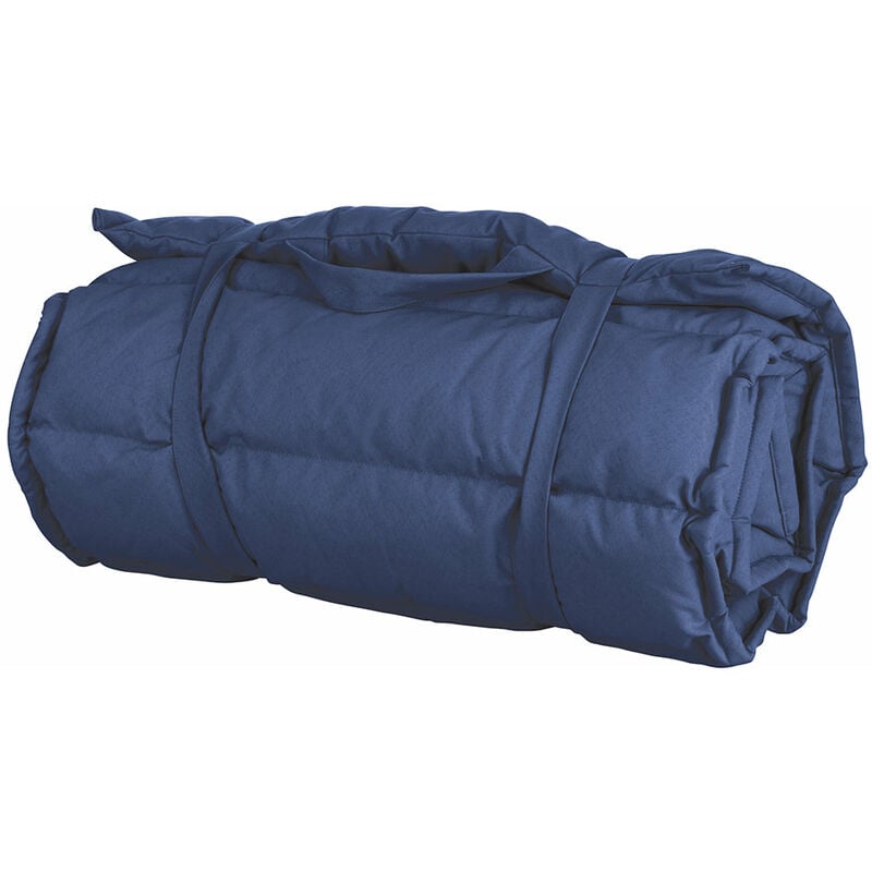 Oreiller rembourré pour lits extérieurs 180x60 cm dans l'eau moelleuse - polyester-répartiteur Blue - Blue