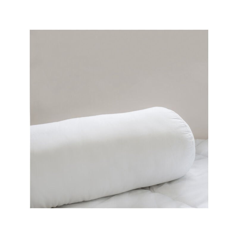 Oreiller Traversin 180 cm en Polyester de Haute Qualité coloris Blanc, Polochon
