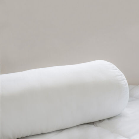 Oreiller Traversin 180 cm en Polyester de Haute Qualité coloris Blanc, Polochon