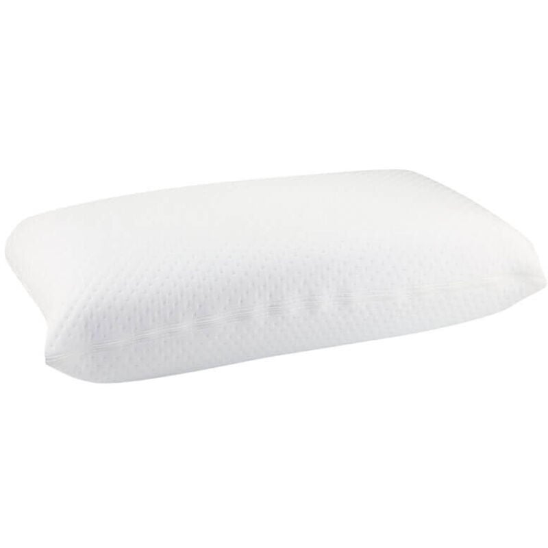 Oreiller Visco ergonomique 3 hauteurs et 4 fermetés personnalisable 70 cm