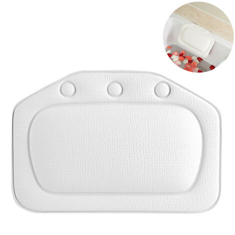 Oreillers de baignoire, oreillers de spa rembourrés en mousse souple Appuie-tête de baignoire en PVC Oreillers pour la tête et le dos Accessoires de salle de bain pour un usage domestique
