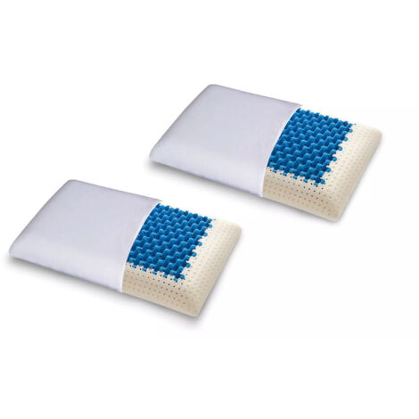 Oreillers en mousse mémoire - hautement respirant et massant ‘blue2air – 40x70cm