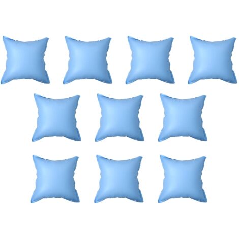 Oreillers gonflables de housse de piscine hors sol 10 pcs PVC CFW87552