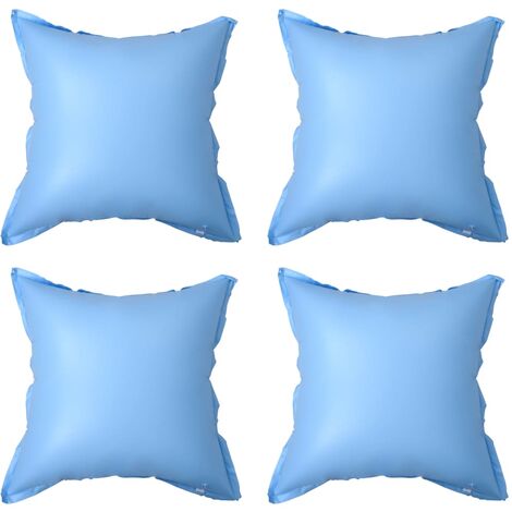 Oreillers gonflables de housse de piscine hors sol 4 pcs PVC