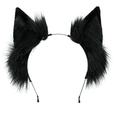 Oreilles de loup et de renard faites main, accessoires mignons pour Halloween, serre-tête oreilles de chat.
