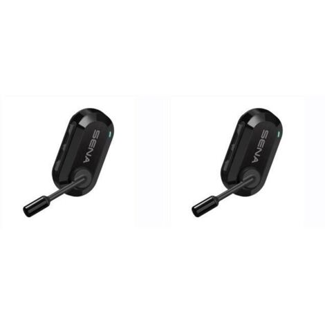 Oreillette - SENA - Bikom 20 duo - Bluetooth - Microphone - Portée 800 m - 7h d'autonomie - USB-C - x 2 - Noir