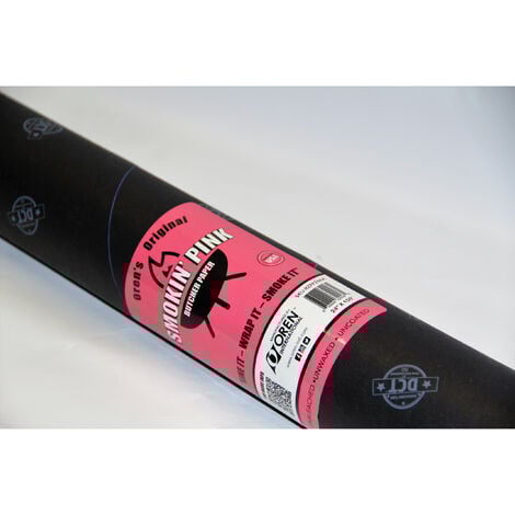 RUMO BARBEQUE Oren Pink Butcher Paper 24” Metzgerpapier Breite 61 cm x Länge 45,72 m