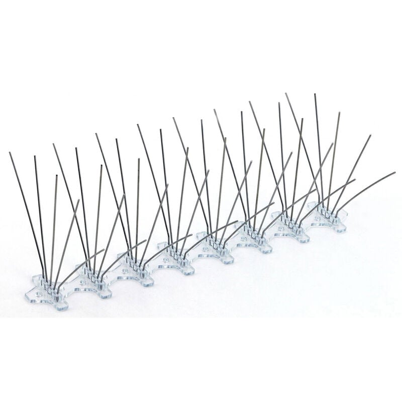 

Pinchos antipalomas 32 cm 40 puas sistema anti aves cornisas, ventanas, tejados, etc. - Orework