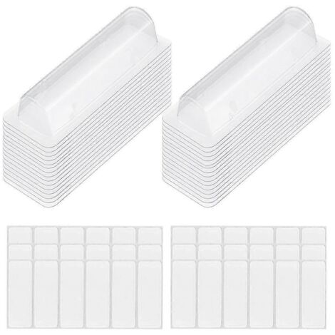 Organisateur à Lèvres DIY - 60 Boîtes à Ventouse + 60 Rubans Adhésifs Double Face, Idée Cadeau pour Noël et Diplôme