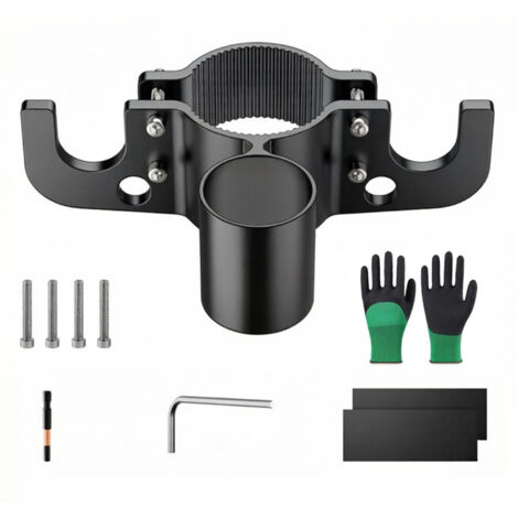 Organisateur chaîne remorque aluminium robuste, support 7 broches, pour camping-car. Gestion sécurisée des câbles, accessoire indispensable pour remorquage.