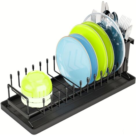 Organisateur Cuisine, Rangement Couvercle Casserole, Porte-casseroles Support de Rangement pour Couvercle de Casserole, Plaques de Cuisson, Ustensiles de Cuisines(Noir)