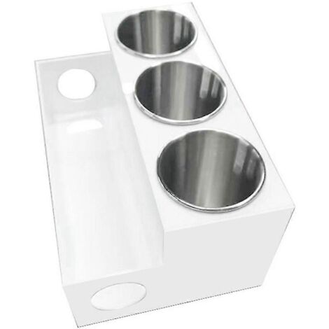 Organisateur d'accessoires de coiffure en acrylique pour comptoir, sèche-cheveux et support de coiffure, rangement pour maquillage et articles de toilette