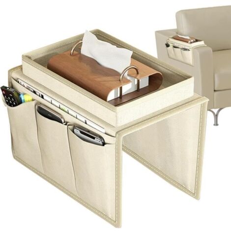 Organisateur d'Accoudoirs - K - Sac de Rangement Antidérapant - Tissu Oxford - Support Télécommande - 20 kg