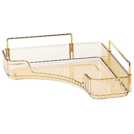 Organisateur d'angle pour comptoir de salle de bain, étagère de comptoir, organisateur de maquillage pour coiffeuse, rangement pour parfums