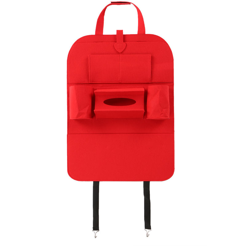 Auto Car Backseat Organisateur Support Voiture-Styling Couvertures En Feutre Polyvalent Multi-Poches En Laine Seat Feutre Conteneur Suspendu Boite