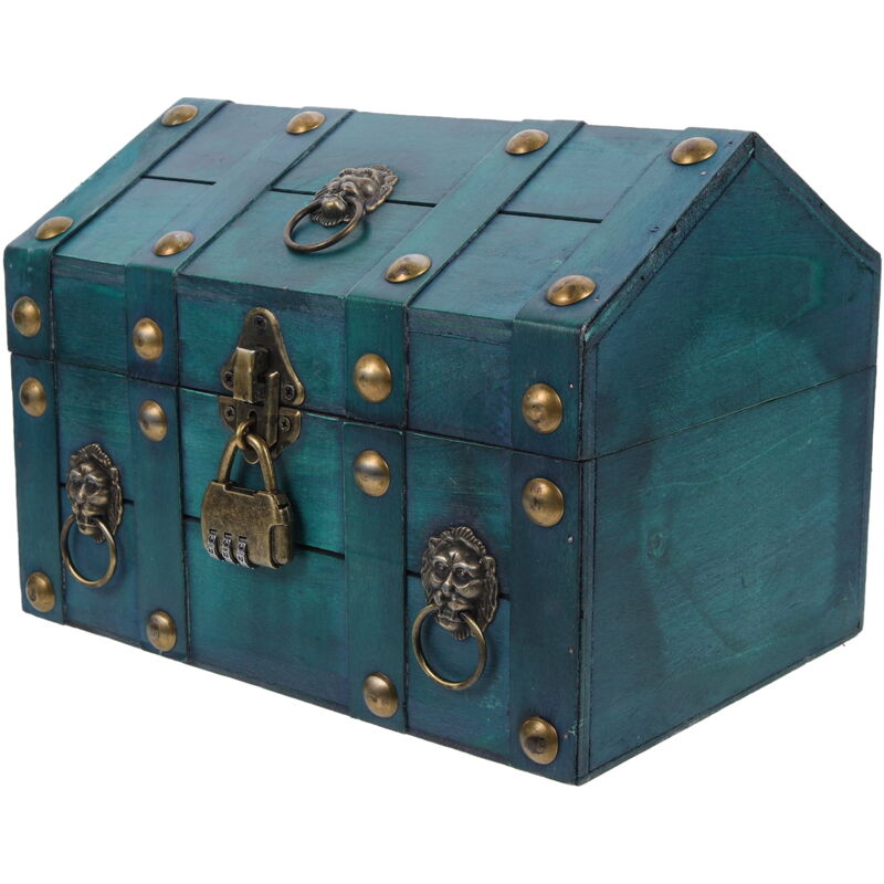 Organisateur de bijoux en bois Boîte à bijoux rétro Boîte de rangement pour boucles d'oreilles et colliers Coffret cadeau