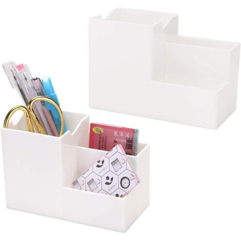 Organisateur de bureau 2 pièces, porte-pot pour stylo et crayon-Fei Yu